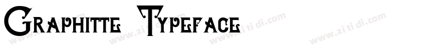 Graphitte Typeface字体转换